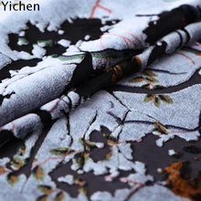 114 см* 50 см выгоревшая бархатная ткань шелковица одежда cheongsam платье подкладка шелковая ткань