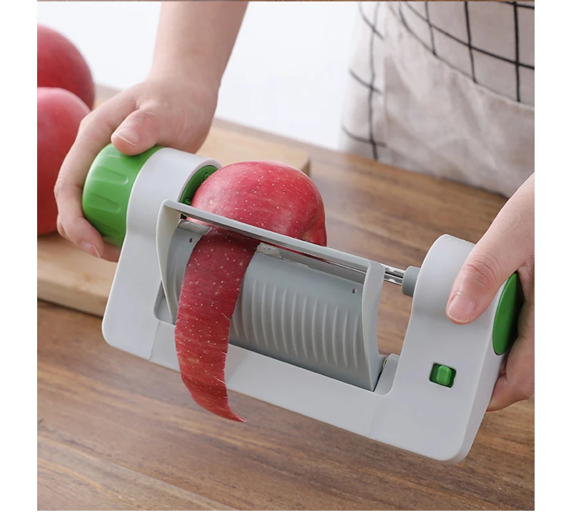 

Vegetables Fruit Manual Slicers Multi-Function Safety Fast Round Sheet Peeler Potato Apple Machine Peeler Corer Gadget WB 091