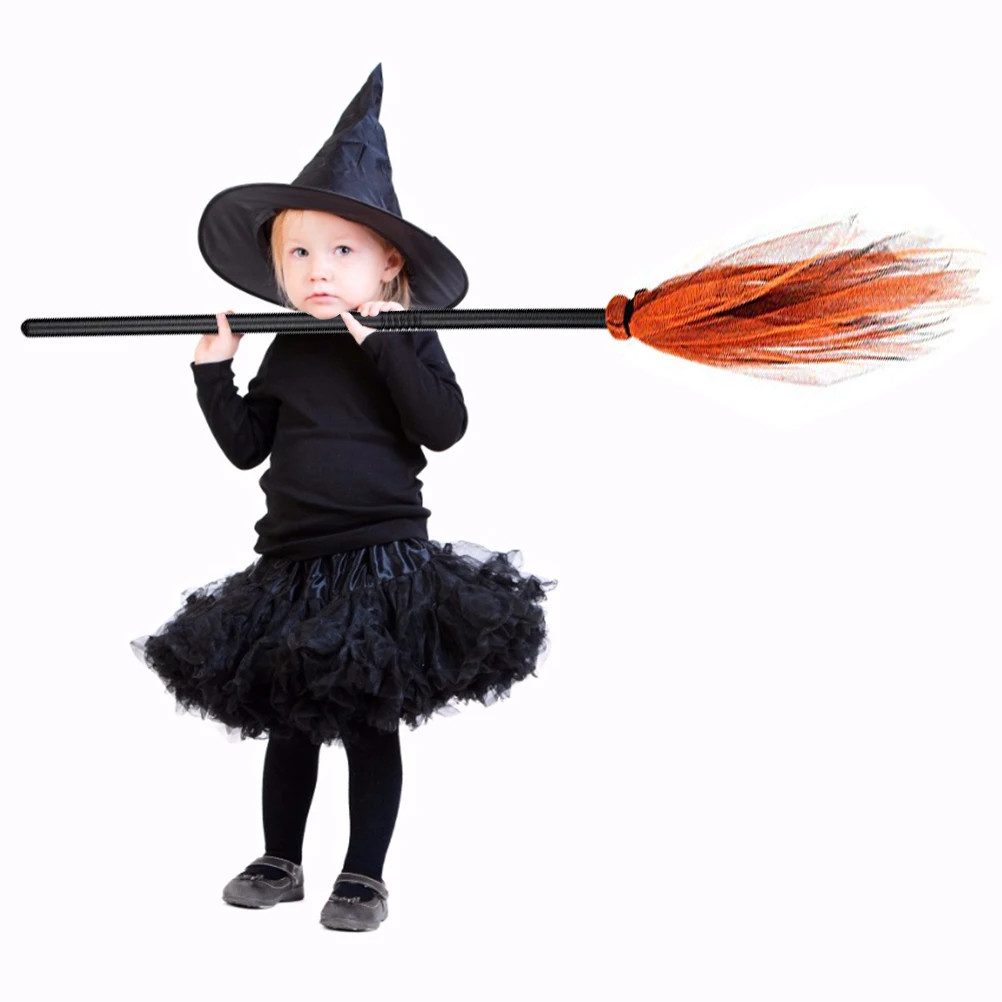 Метла ведьмы косплей аксессуары-ведьмы для Хэллоуина вечерние реквизит сцены пластиковые метлы для детей взрослых костюм на Хэллоуин
