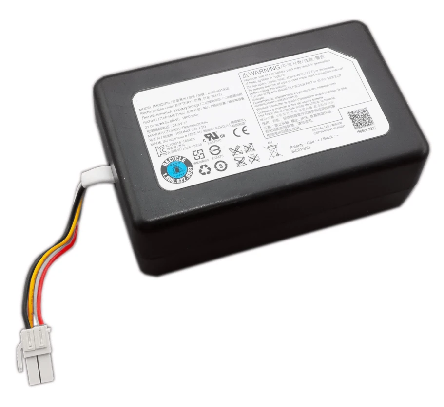 Battery Dj96-00193e, Vca-rbt71 For Vacuum Cleaner Samsung Powerbot Vr9000,  Vr9020, Vr9040 - Storage Batteries - AliExpress