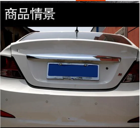 Хромированная Задняя Крышка багажника из АБС пластика для Hyundai VERNA/Solaris 4dr 2010