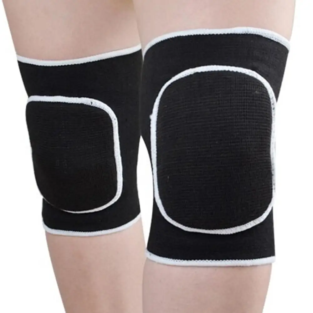 

1 Pair Sponge Knee Support Stretch Brace Sports Protection Knee Football Volleyball Cycling Outdoor Activity Thickened Kneepads