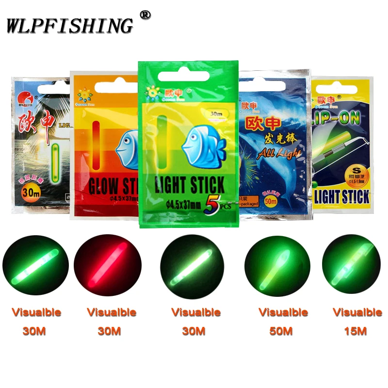 WLPFISHING световая палочка (25 шт. или 10 шт.) 5 цветов рыболовный поплавок Электрический