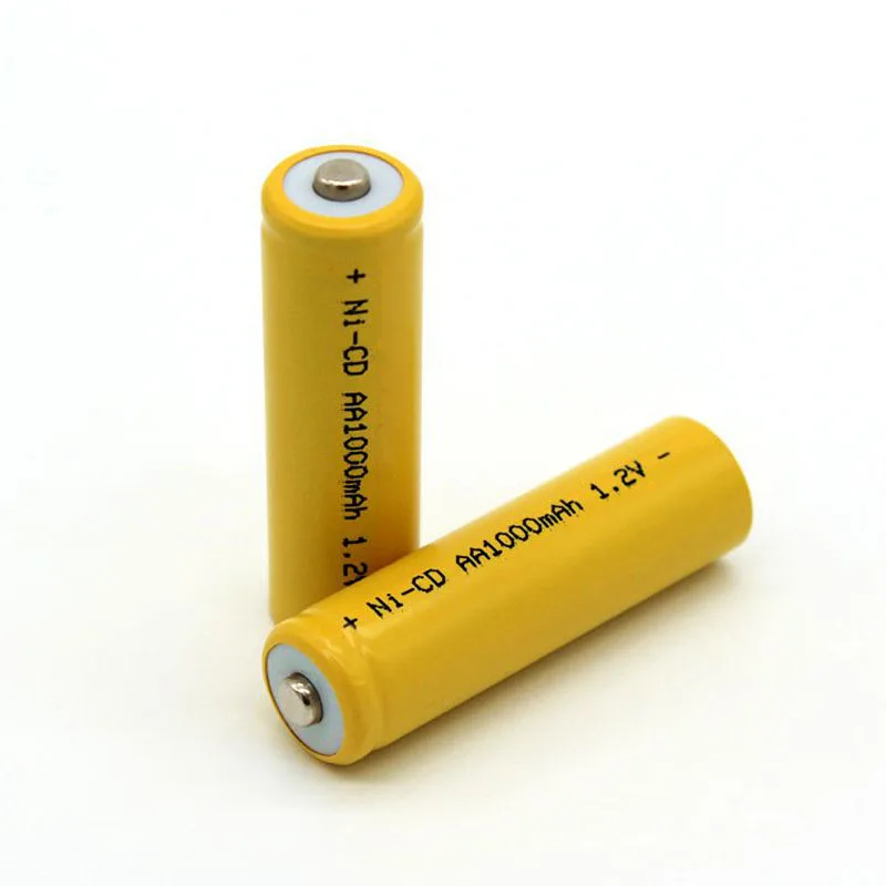 Ni-Cd 1000 mAh 1,2 V AA Аккумуляторная батарея для светодиодный фонарик
