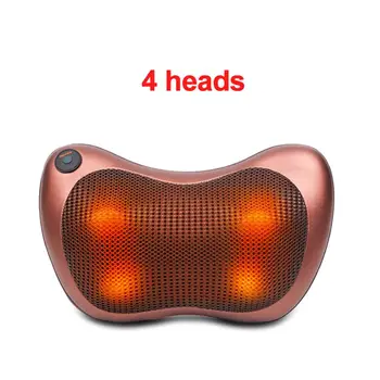 

Head Neck Massager Car Home Cervical Shiatsu Massage Neck Back Waist Body Electric Multifunctional Massage Pillow Cushion
