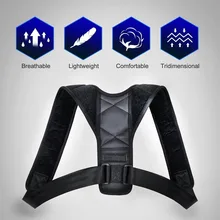 Корректор осанки Palicy для облегчения боли для мужчин и женщин, предотвращающий фиксацию спины живота и жира, ключица, поддерживающий регулируемый выпрямитель для плеч