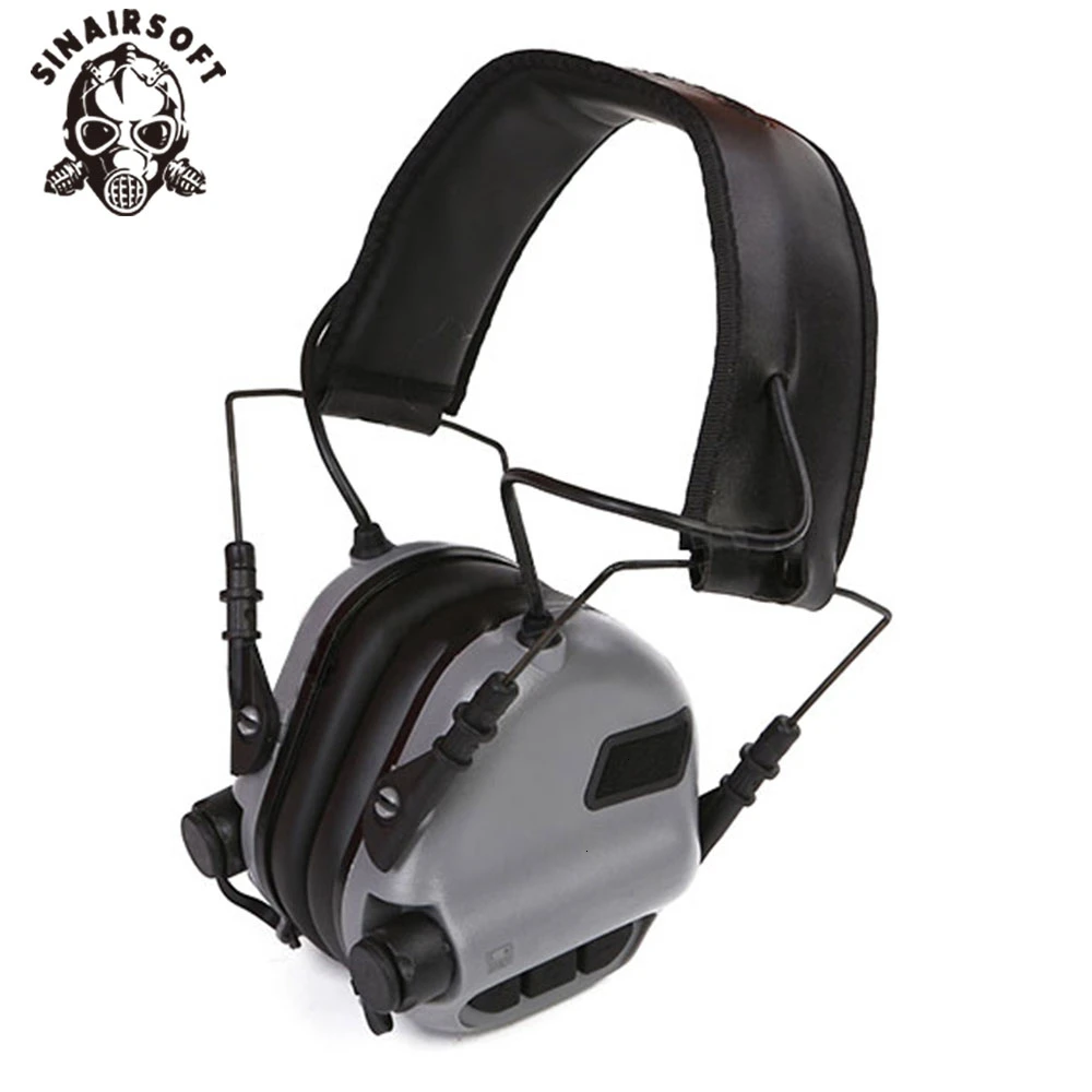 Тактические электрические наушники с креплением на голову для защиты слуха, наушники для AEG, пейнтбола, охоты, стрельбы, аксессуары