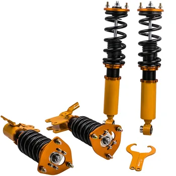 

Coilovers Shock Kit for Nissan Silvia S13 180SX 240SX CA18DE SR20DET Coupe 89-98 Coilovers Suspension Absorber Spring Top Mount