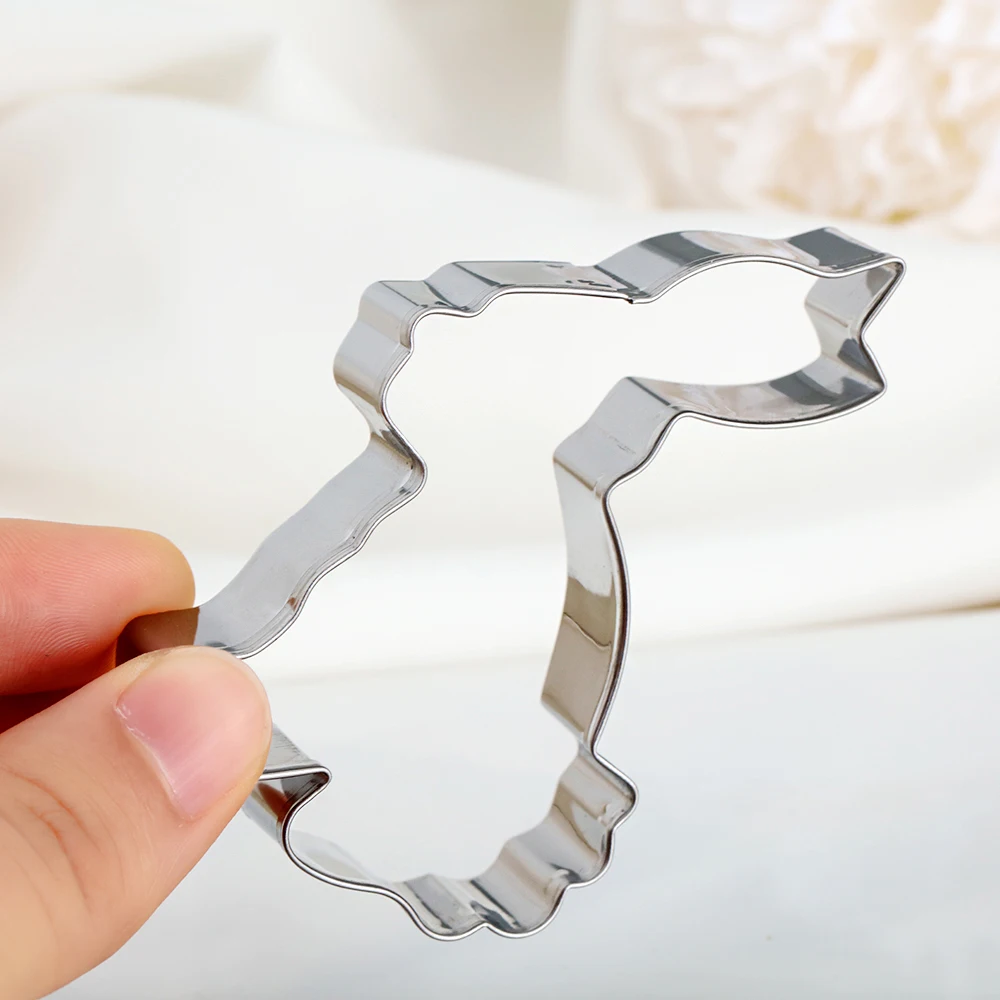 1/3/6Pcs Stainless Steel Easter Cookies Cutter Biscuit Mould Easter Rabbit Cake Mold Baking Pastry Tools Kitchen Supplies