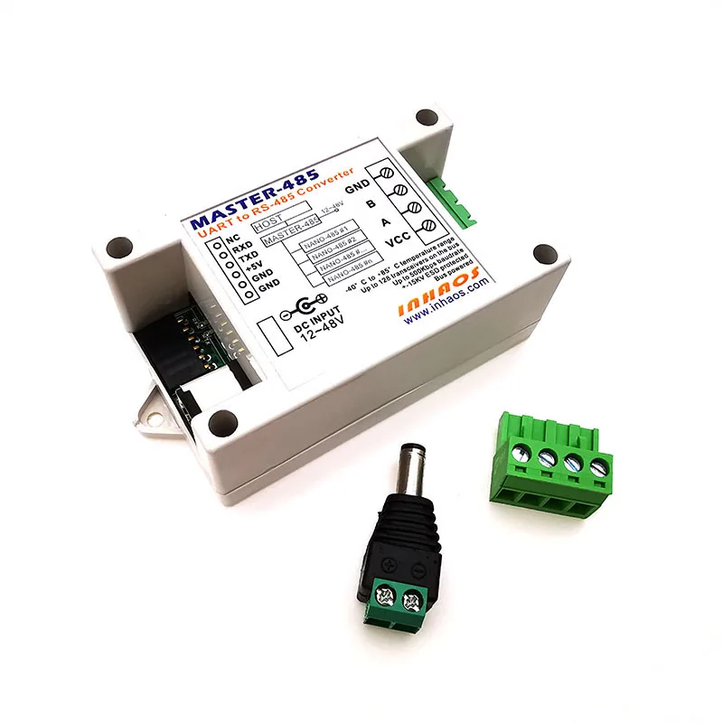 

Master 485 RS 485 Master Bus Powered 12 to 48V For Arduino Compatible UART TTL UART to RS-485 Convertor with Bus Power Supplied