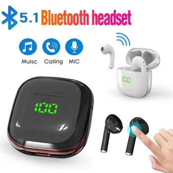 

LED Bluetooth 5.1 Wireless Earphones Micro Earphone TWS Tap Control Sport Headset HIFI Stereo Earphone Game Earbuds Pk tws i12