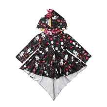 Одежда для маленьких девочек одежда на Хэллоуин Одежда для маленьких девочек карнавальное праздничное платье с динозавром сарафан с капюшоном для детей от 3 до 9 лет