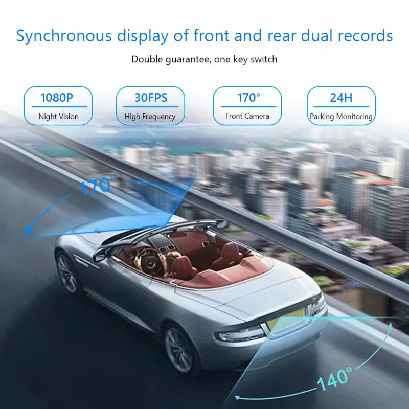 AD816 Голосовое управление Dashcam продуманное производство длительная прочная Ultra HD 1080P Автомобильный видеорегистратор зеркало заднего вида камера