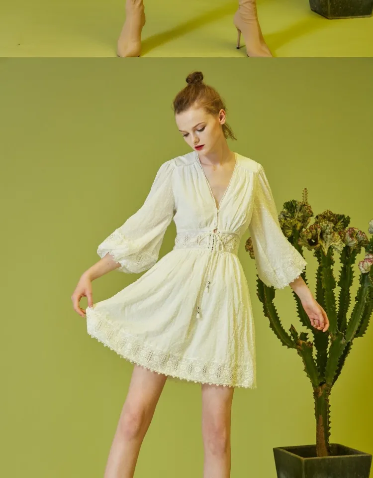 EASYSMALL, женское летнее платье, модное, сексуальное, высокого класса, Vestidos, вечерние, повседневные, кружевные, с высокой талией, с коротким рукавом, с v-образным вырезом, платья