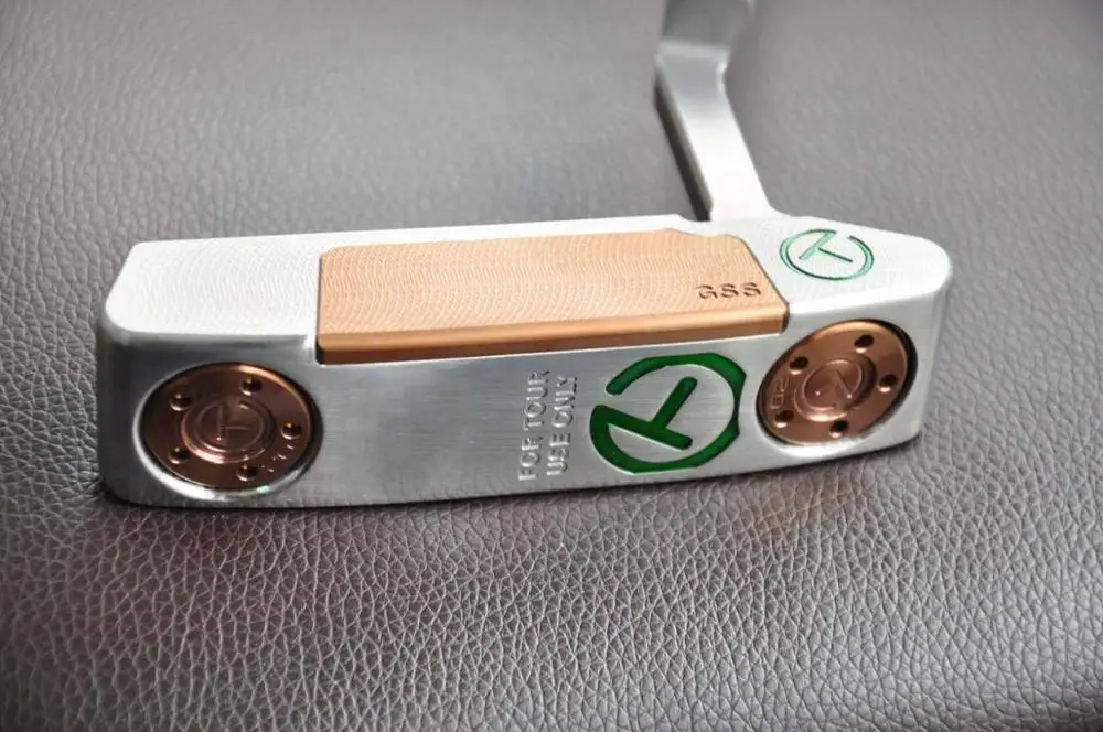 

GSS Concept 2 Putter Green and Gold Color golf clubs putters headcover shaft