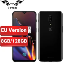 Мобильный телефон Oneplus 6T A6013, 8 ГБ, 128 ГБ, Восьмиядерный процессор Snapdragon 845, экран 6,41 дюйма, разблокировка отпечатков пальцев, NFC, 4G, смартфон, европейская версия