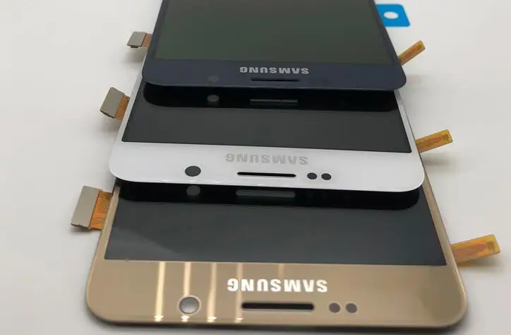 2560*1440 супер AMOLED lcd дисплей для SAMSUNG Galaxy Note 5 lcd N9200 N920F N920A N920T N920C N920V lcd сенсорный экран с рамкой - Цвет: NOTE5 NO FRAME GOLD