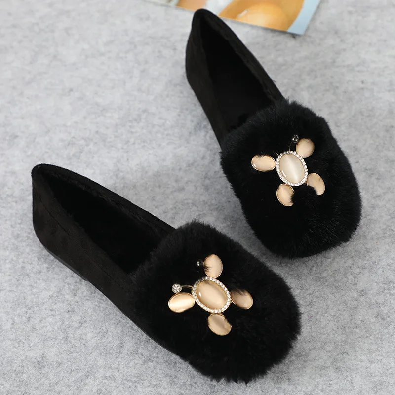 TIMETANG-Zapatos-de-piel-de-conejo-Zapatos-de-Ballet-de-mujer-flock-strass-mocasines-de-invierno (1)