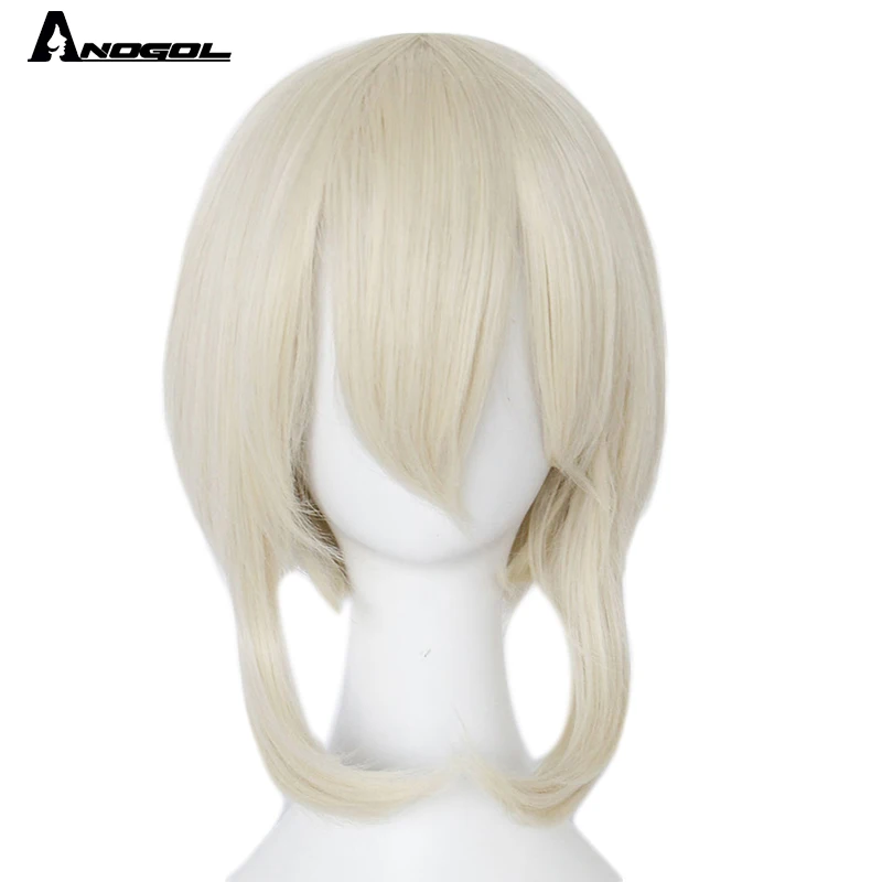 ANOGOL Harley Quinn Suicide Squad Ponytail Wig High temperature fiber Synthetic Cosplay Wigs For Girls Halloween Party Role Play