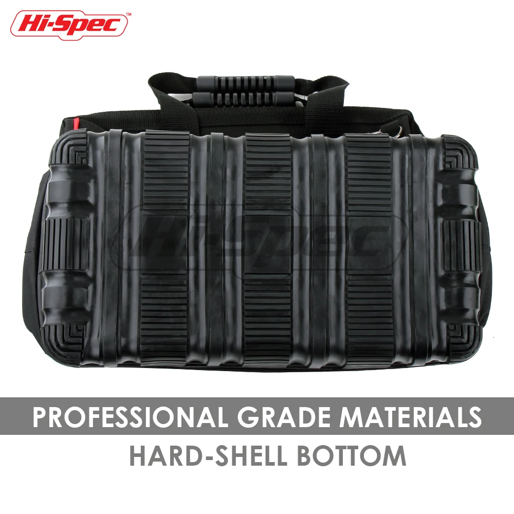 Hi-Spec 16 дюймов водонепроницаемая сумка для инструментов Professional 600D ткань Оксфорд тяжелые мужские дорожные сумки большой емкости сумки на