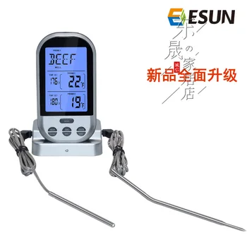 

New, Updated Version Wireless Double Needle WenShuang Barbecue Meat Thermometer Thermometer Kitchen Barbecue Fork Thermometer