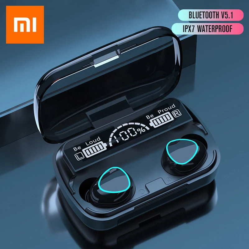 gaming headset Xiaomi NEW TWS Wireless Headphones M10 Bluetooth Earphones Waterproof with Power Bank 3D Touch Control Headsets for Smartphone waterproof earbuds