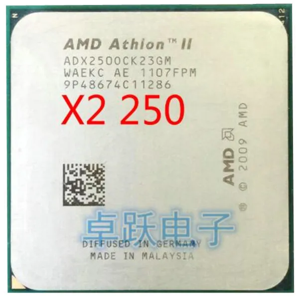 AMD Athlon II X2 250 processor 3.0GHz 2MB L2 Cache Socket AM3 Dual-Core  scattered pieces cpu free shipping - AliExpress Computer & Office