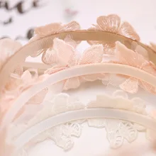 South Korea Korean-style CHILDREN'S Hair Accessories Girls Baby GIRL'S Infants Lace Hair Bands Spring And Summer Mesh Dress Orna
