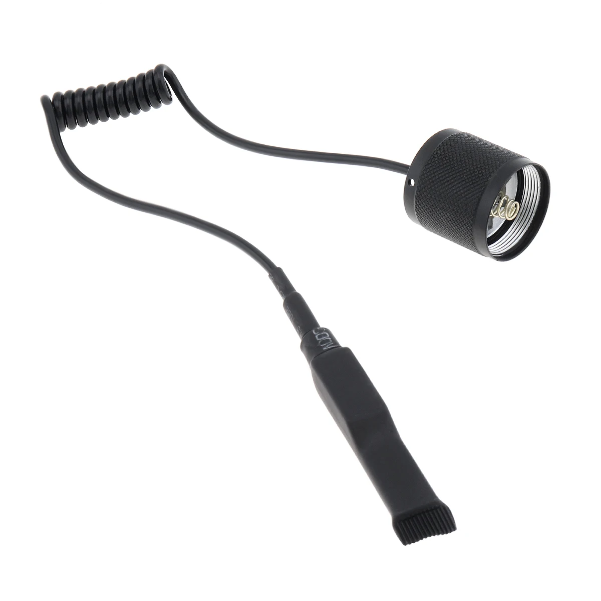 LED Flashlight SecurityIng Remote Pressure Switch LED Flashlight Parts Full Metal 2 Buttons Fit for A100 Zoomable LED Torch Tactical Flashlight