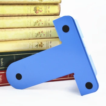 

2Pcs Simple Style Metal Bookends Iron Support Holder Nonskid Desk Stands For Books