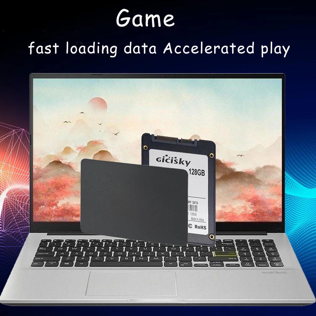 Gicisky-128GB SSD HDD 2.5 ϵ ũ 2.5  AHCI ָ Ʈ ̺, Ʈ ũž ָ Ʈ ũ, 1 