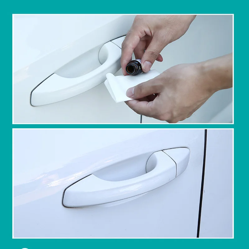 

1 Set Of Car Door Handle Bowl Scratch Repair Liquid Shield Tool Kit Anti-Scratch