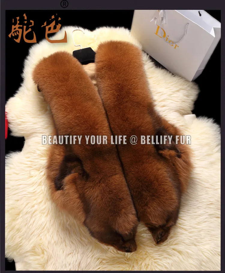 

Fluffy Fuzzy Soft Fox Fur Vest Women Winter Fashion Mid Long Real Fox Fur Vests Woman Warm Genuine Fox Fur Coats Female Ladies