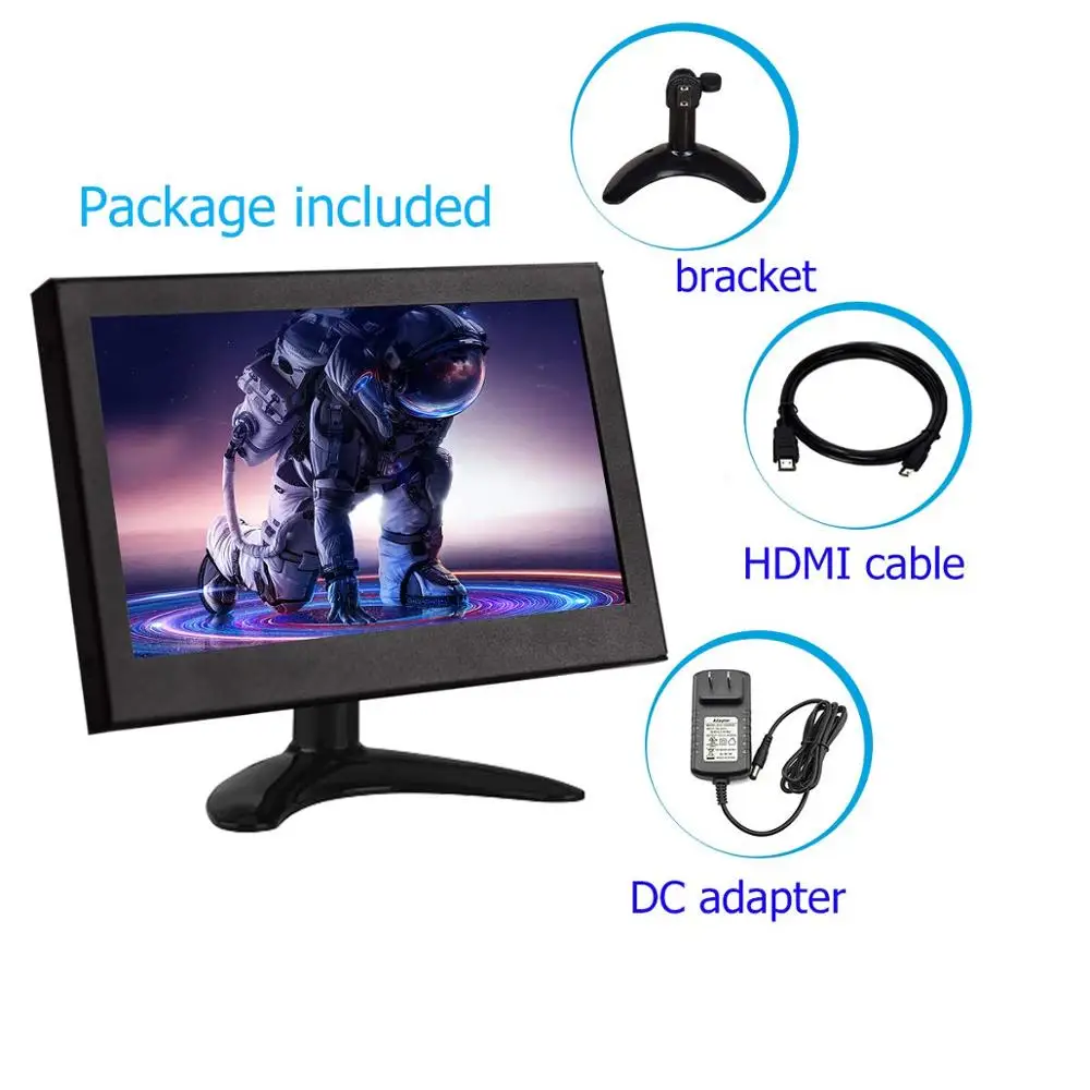 Auto 7 pollici mini portatile di piccole dimensioni del monitor del pc Full  HD 1024x600 diaplay witn VGA interfaccia HDMI per la fabbrica ufficio di  Retromarcia|LCD Monitors| - AliExpress