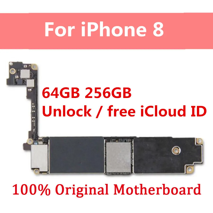 Полнофункциональная материнская плата для iPhone 4S 6 Plus 6s 7 7P 8 8P X разблокированная
