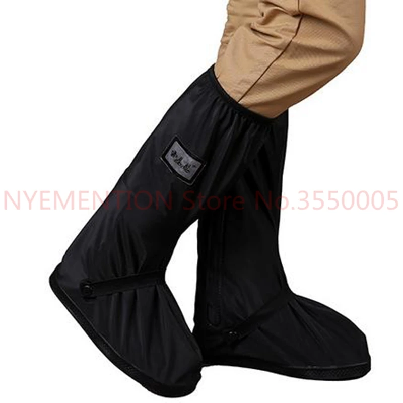 Relectors Waterproof reusable Motorcycle Cycling Bike Rain Boot Shoes Covers Easy to ride for rider 2pair