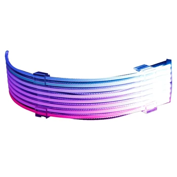 

RGB Luminous Line 6+2P Extension Cable In-Line Non-Synchronized Neon Color Line 300mm Computer Case Neon Color Line