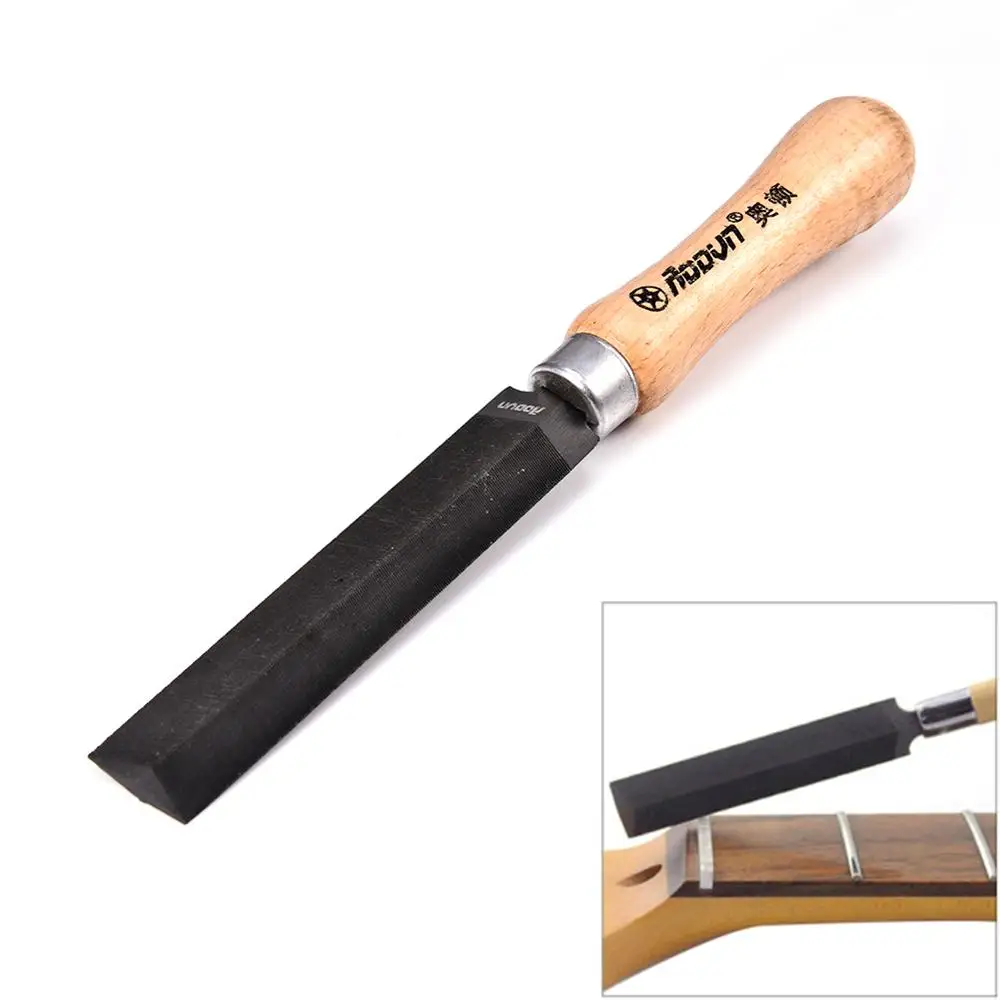 

High Quality Electric Acoustic Guitar Bass Nut Rhombus File Luthier Tool 19 cm Nut Saddle Slot Filing Repair Tool