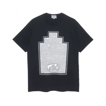 

20ss Cavempt Men Women Summer Style Glowing Print Staircase T-shirt 1: 1 High Quality Version Cav Empt Top T-shirt