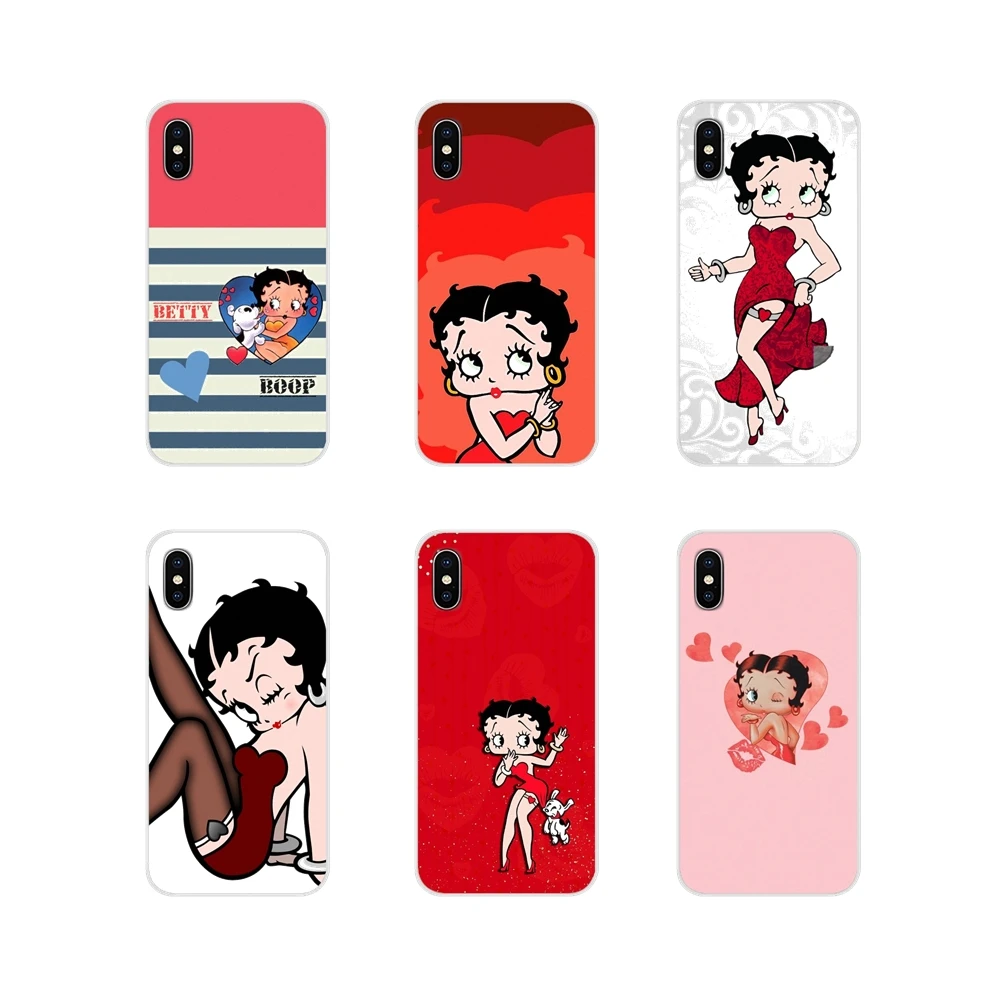 Для Xiao mi 4 5 5S 6 A1 A2 5X6X8 9 Lite SE Pro Max x 2 3 2S силиконовые чехлы для телефонов Betty Boop