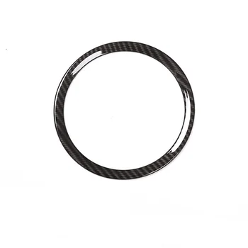 

For Jaguar XF X260 XE F-PACE F-TYPE F-TYPE ABS carbon fiber style steering wheel decorative ring sticker logo frame trim