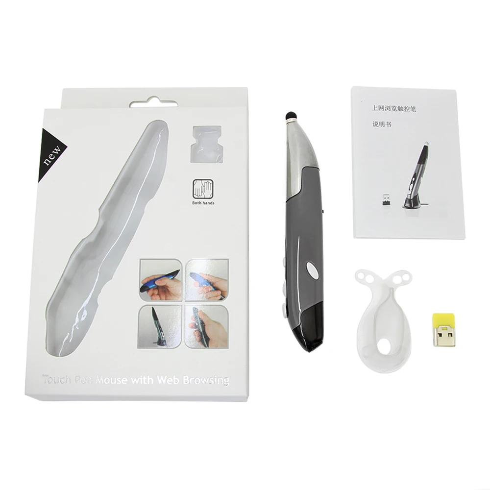 Pen Mouse with Touch Stylus Pen