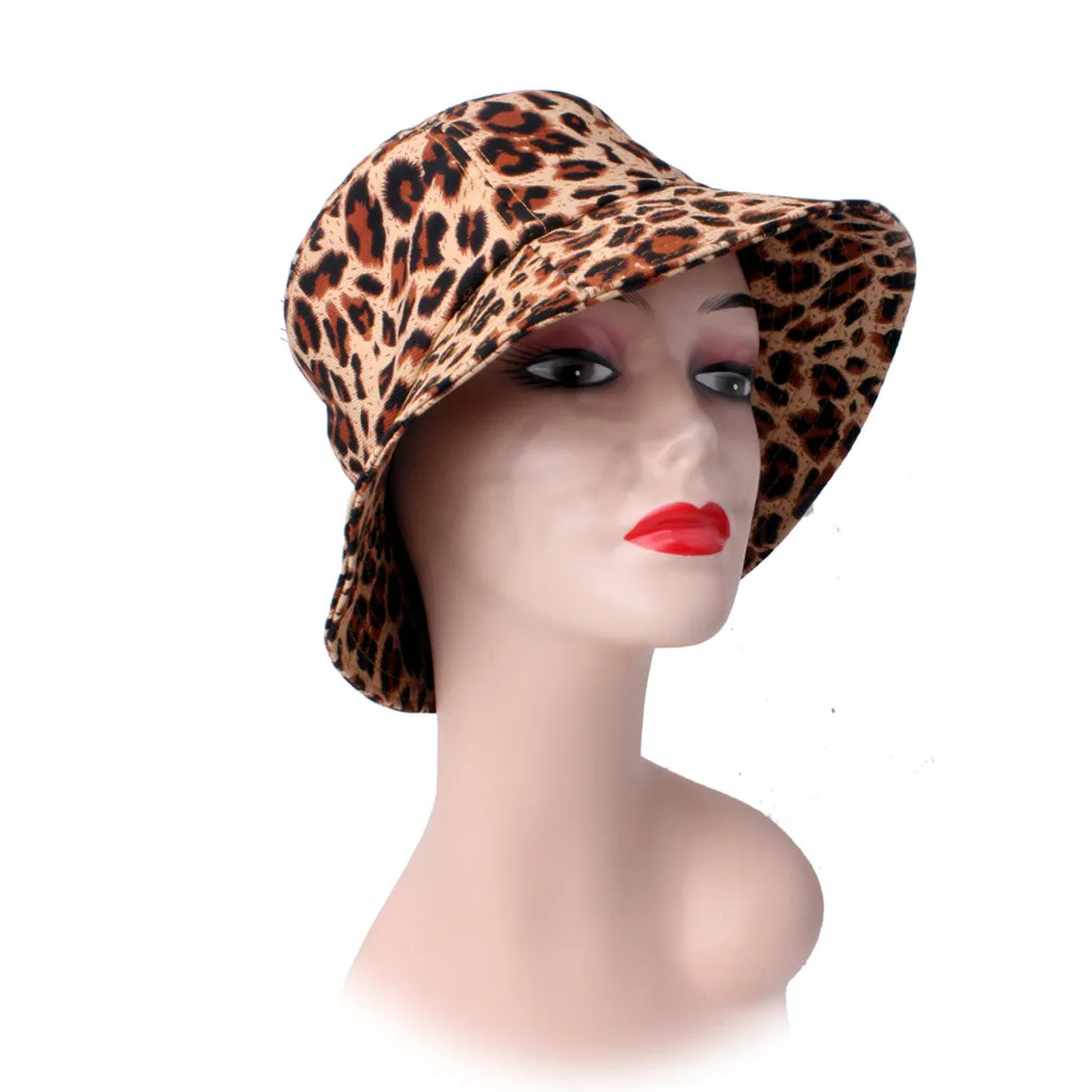 Панама с леопардовым принтом, рыбацкая шляпа, уличная дорожная шляпа, шляпа от солнца для мужчин и женщин, для взрослых, унисекс, плоская Панама, шляпа L1209