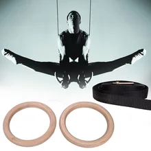 Фитнес кольца деревянные упражнения гимнастические кольца