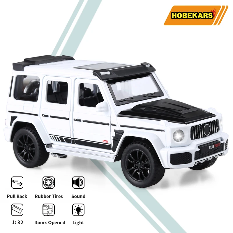 

HOBEKARS 1:32 Diecast Model Car Toy Vehicles Alloy Metal G700 Simulation Luxury Commercial Vehicle For Collection Decoration