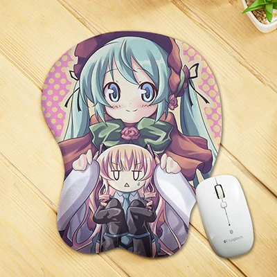 21.5x25.5cm Cute Cartoon Sexy Hips Soft Silicon 3D Mouse Pad Anime Ergonomic Anti-Slip Mouse Pad Gaming MousePad With Wrist Rest 215x255mm - Цвет: 21.5x25.5cm