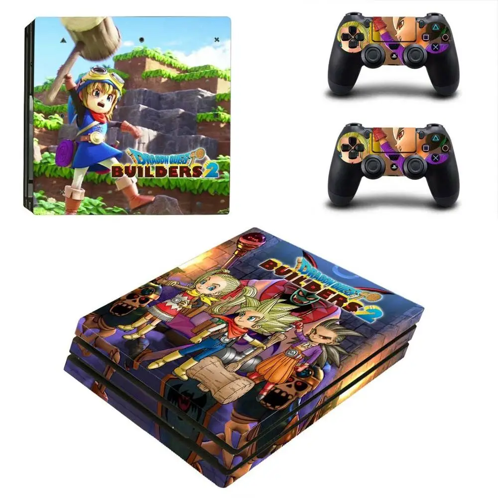 Dragon Quest PS4 Pro наклейка Play station 4 наклейки для кожи наклейки для playstation 4 PS4 Pro консоль и контроллер Скины Виниловые - Цвет: YSP4P-3085