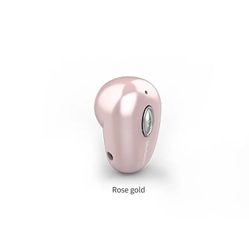S950 Мини Bluetooth наушники беспроводные наушники-вкладыши для бега гарнитура громкой связи Наушники с микрофоном для samsung наушники - Цвет: Розовый