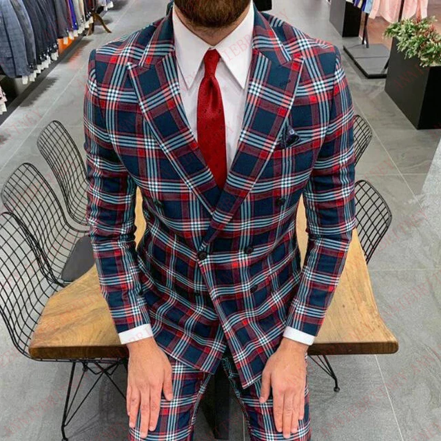 Wholesale Wedding Suit Plaid Formal Dress Men's Three-Piece Casual Small  Suit Slim Style Formal Dress Fashion Suits Custom - China Men Suit Tailored  and Formal Suits price | Made-in-China.com
