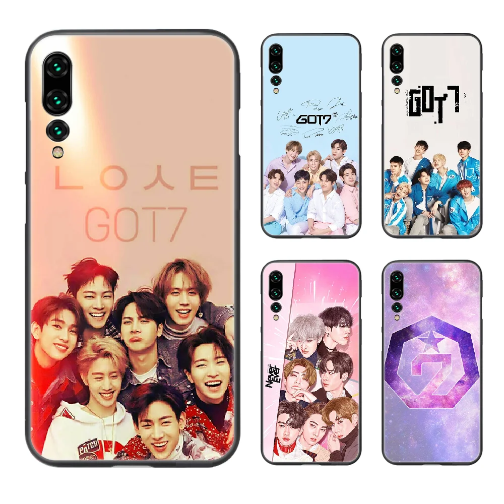 Корейский чехол для телефона KPOP GOT7 Корпус Корпуса Для Huawei P8 P9 P10 P20 P30 P40 Lite Pro Plus smart Z